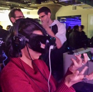 VR demo at Mozilla HQ